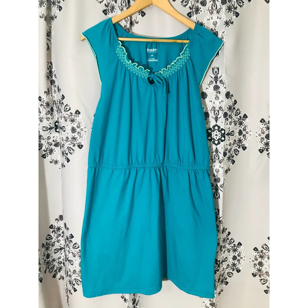 Old Navy Blue Summer Dress Size Large